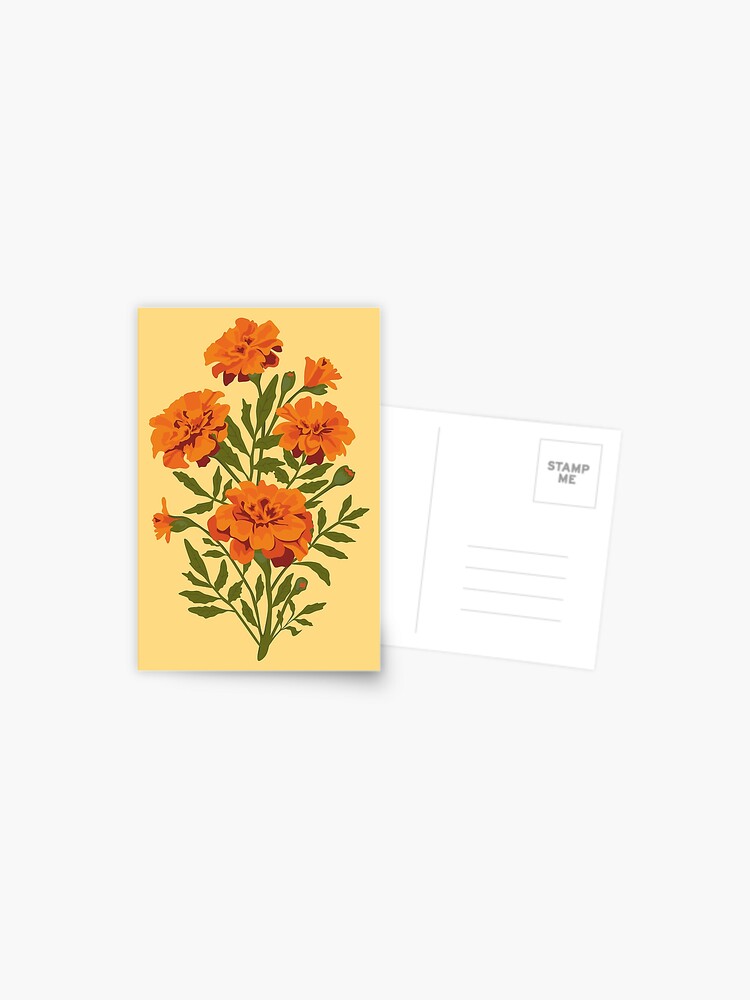 Marigold Flowers Sticker for Sale by lents