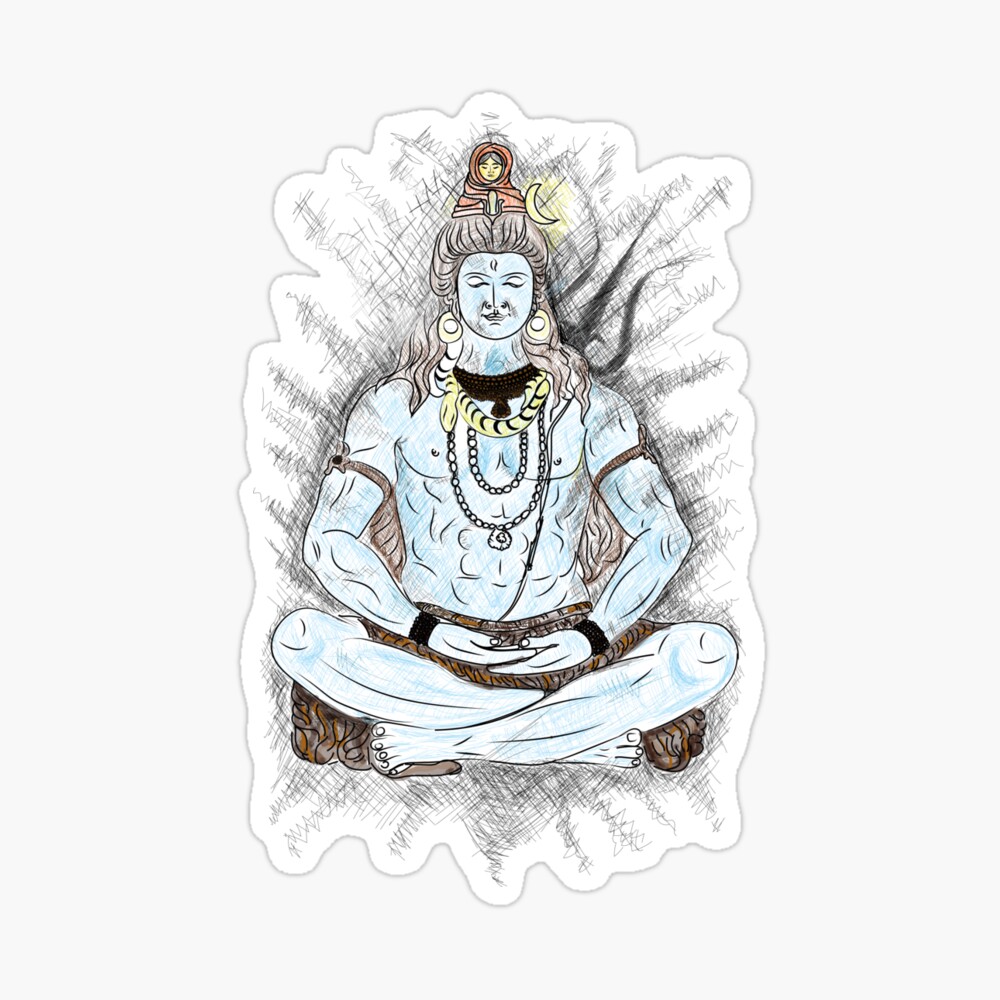Lord Shiva Pencil Sketch | Easy Love Drawings