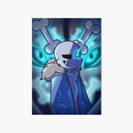 sans Undertale Art Board Print for Sale by onlydrawning