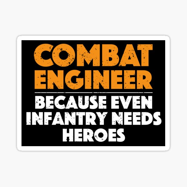 Item preview, Combat Engineer Army Gift Engineering T-Shirt designed and sold by JackCurtis1991.