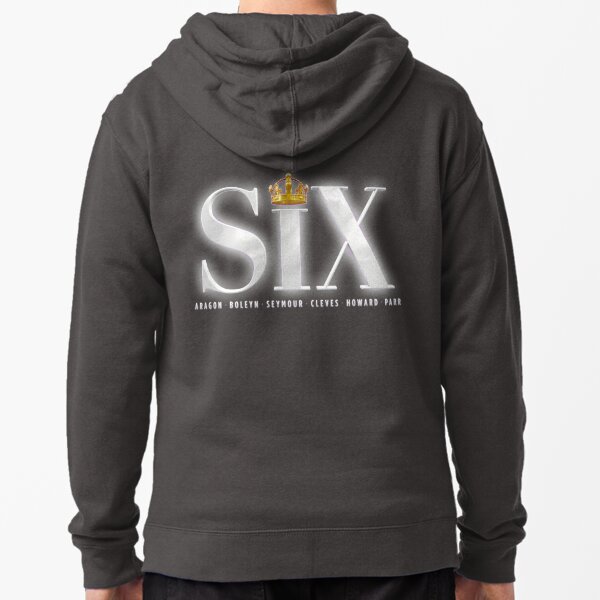 Six the Musical Logo Zipped Hoodie