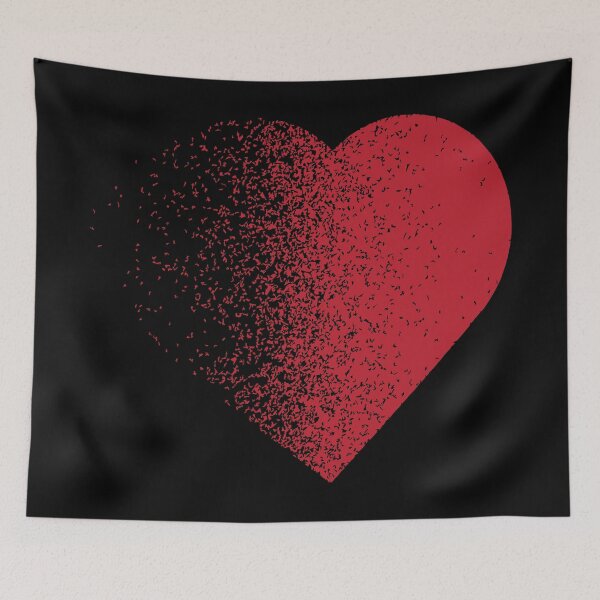 Item preview, Exploding heart. Red broken heart eroding designed and sold by Gerald Waters.