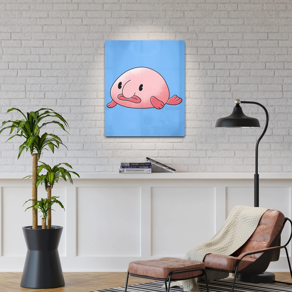  Cute Blob Fish Blobfish Metal Retro Wall Pictures Hanging  Picture All Print Plaque Poster Iron Plate Art Decorative Fashion : Home &  Kitchen