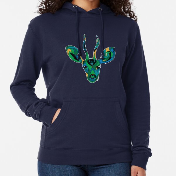 Chevreuil au troisième oeil Sweat à capuche léger
