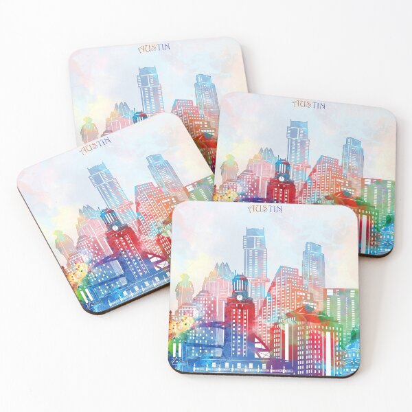 Item preview, austin skyline designed and sold by BekimART2.