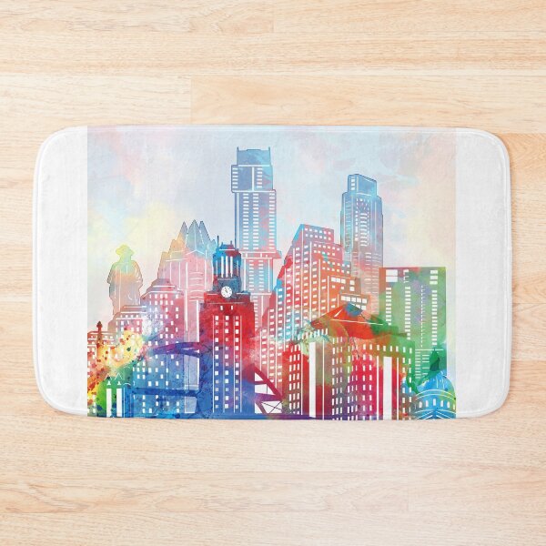 Item preview, austin skyline designed and sold by BekimART2.