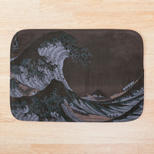 Aperçu de l'œuvre Refonte de la vague sombre de Kanagawa créée et vendue par Dator-Abstracts.