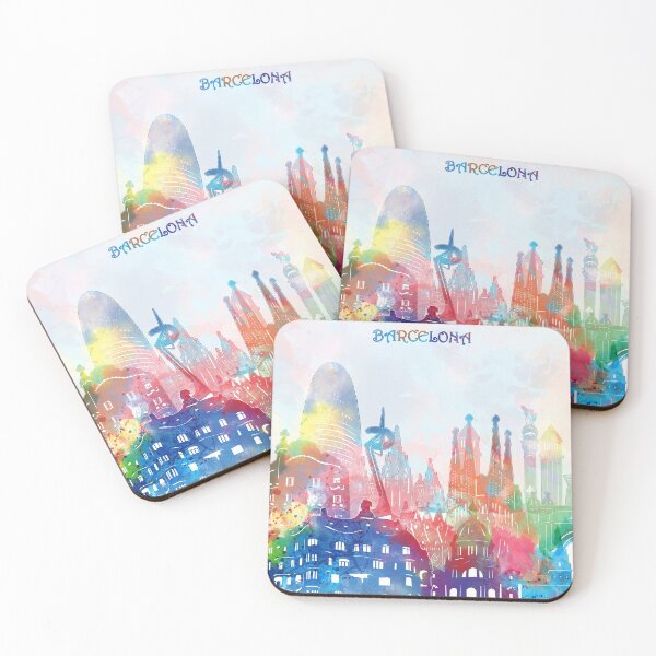 Item preview, barcelona skyline designed and sold by BekimART2.