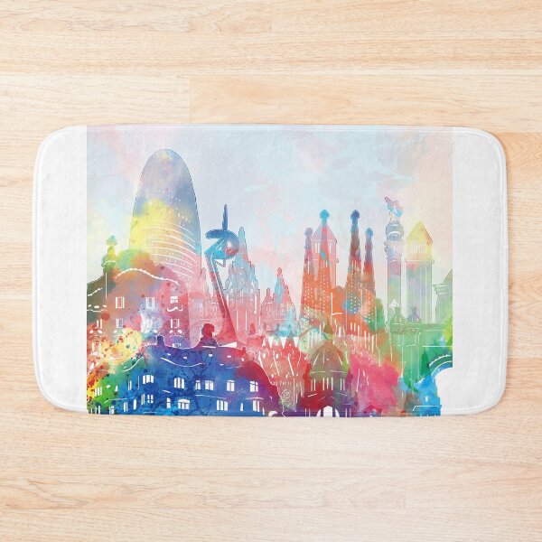 Item preview, barcelona skyline designed and sold by BekimART2.