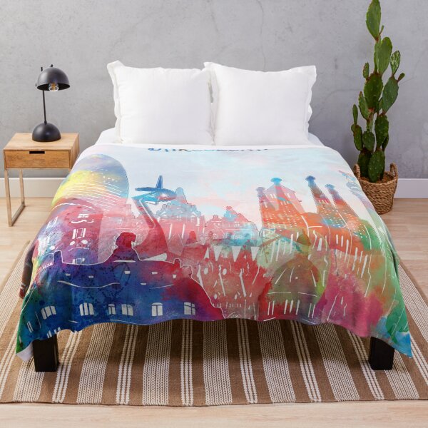 Item preview, barcelona skyline designed and sold by BekimART2.