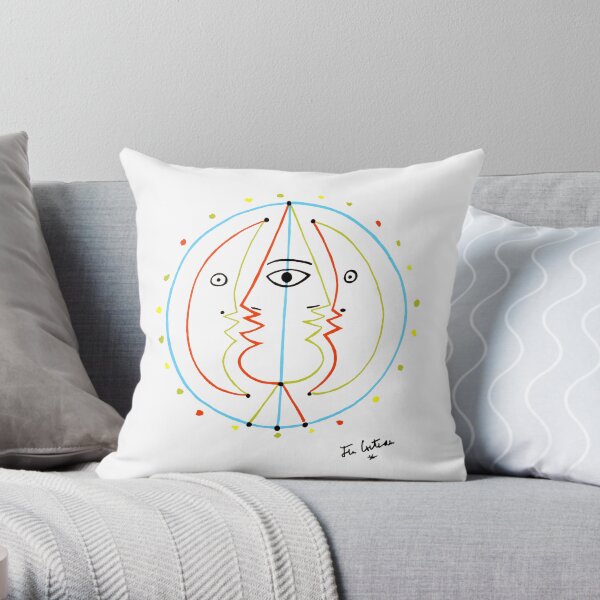 JeanCocteau astrologie Throw Pillow