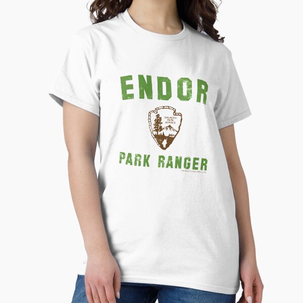 Vista previa del artículo con la obra «Endor Park Ranger», diseñado y vendido por FloresArts.