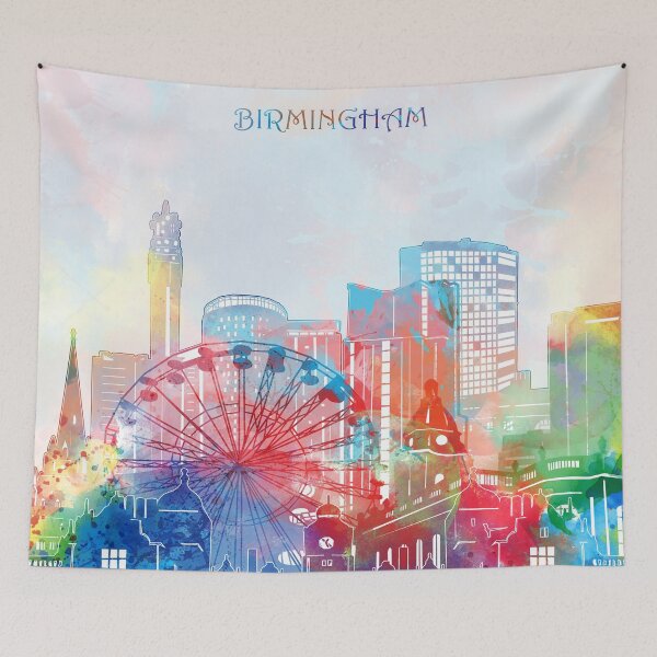 Item preview, birmingham skyline designed and sold by BekimART2.