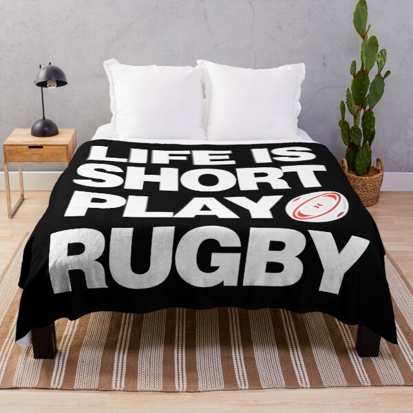 Item preview, Life is Short Play Rugby designed and sold by elhefe.