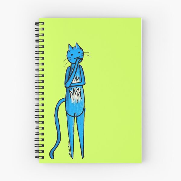 Item preview, Cat Adventures (Blue/Chartreuse) designed and sold by CatAdventures.