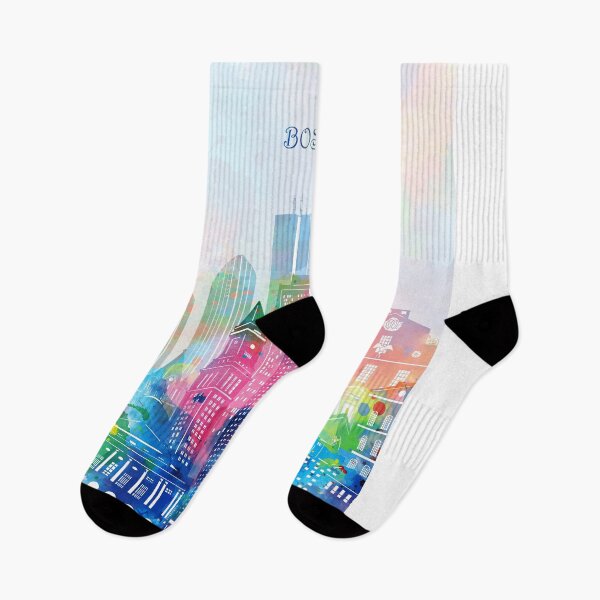 Item preview, boston skyline designed and sold by BekimART2.