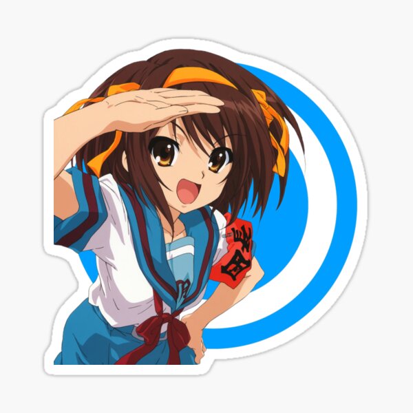 Haruhi Sazumiya Sticker By Tetsuya Corp Redbubble