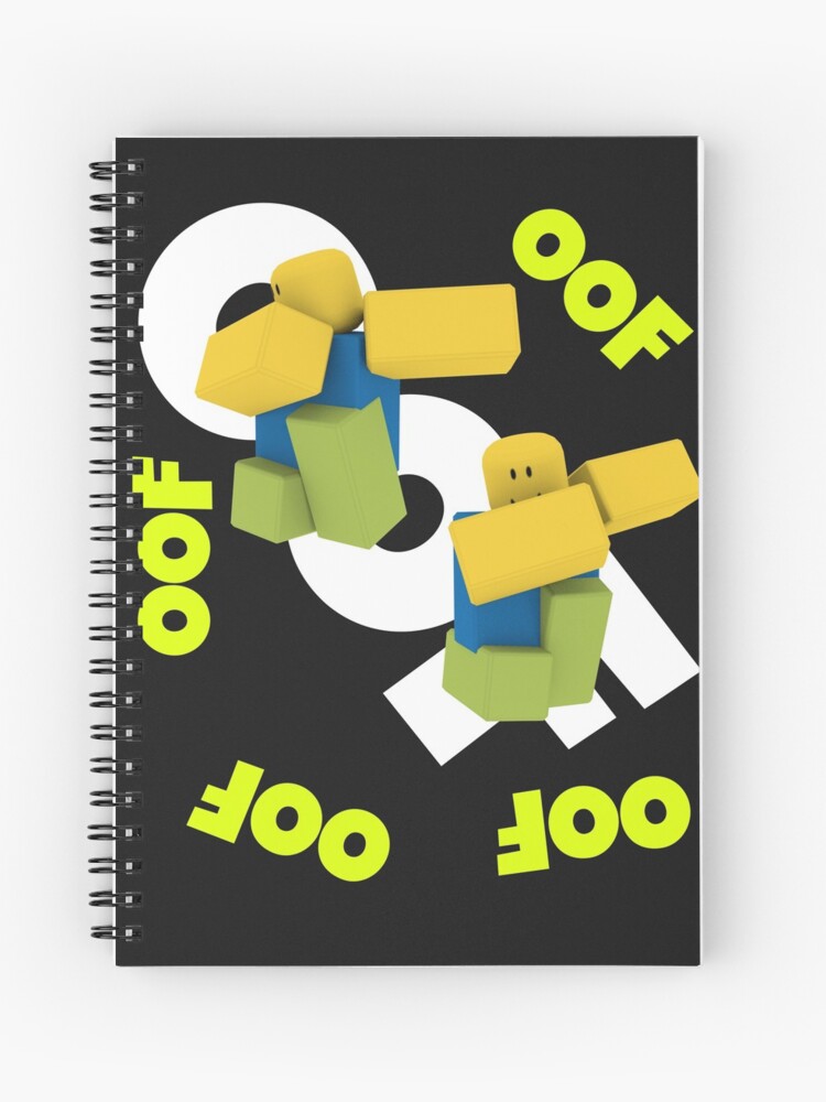 Oof Roblox Meme Dabbing Dancing Dab Noobs Gamer Boy Gift Idea Spiral Notebook By Smoothnoob Redbubble - noob s oof roblox