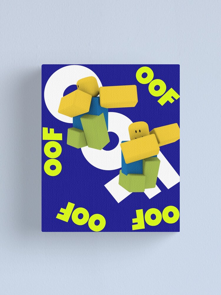 Oof Roblox Meme Dabbing Dancing Dab Noobs Gamer Boy Gift Idea Canvas Print By Smoothnoob Redbubble - kite roblox