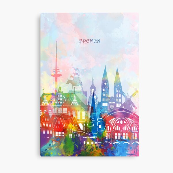Item preview, bremen skyline designed and sold by BekimART2.