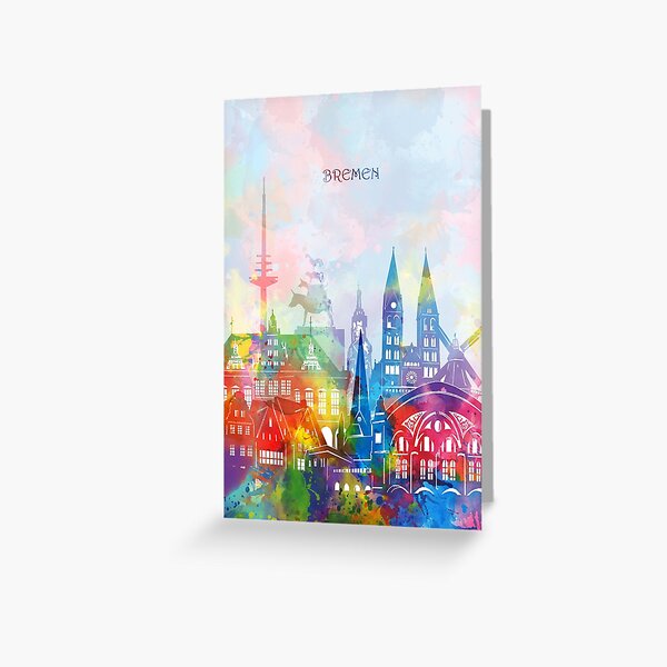 Item preview, bremen skyline designed and sold by BekimART2.