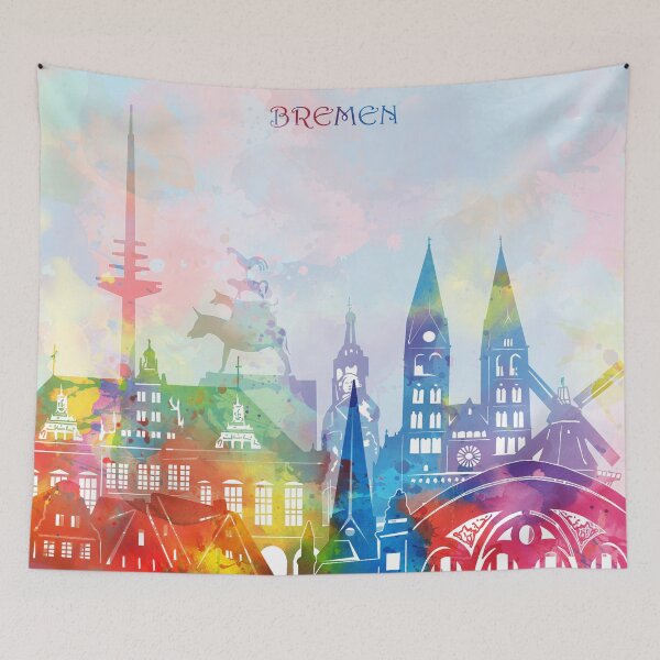 Item preview, bremen skyline designed and sold by BekimART2.