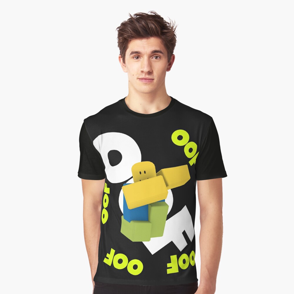 Oof Roblox Meme Dabbing Dancing Dab Noob Gamer Boy Gamer Girl Gift Idea T Shirt By Smoothnoob Redbubble - roblox oof dancing dabbing noob gifts for gamers shower curtain