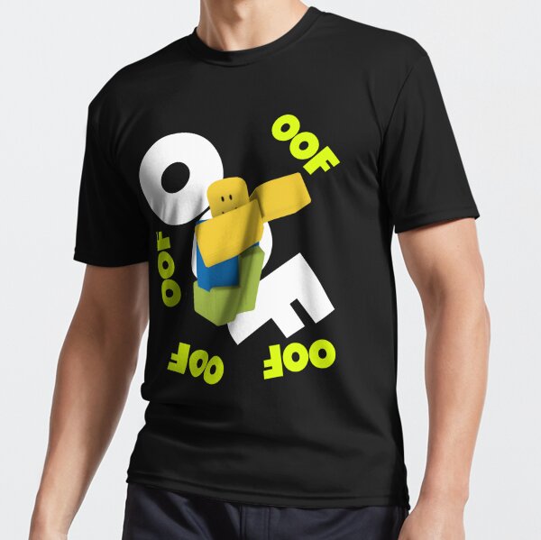 Roblox Oof Dabbing Dab Meme Funny Noob Gamer Gifts Idea Active T Shirt By Smoothnoob Redbubble - noob shirt oof roblox