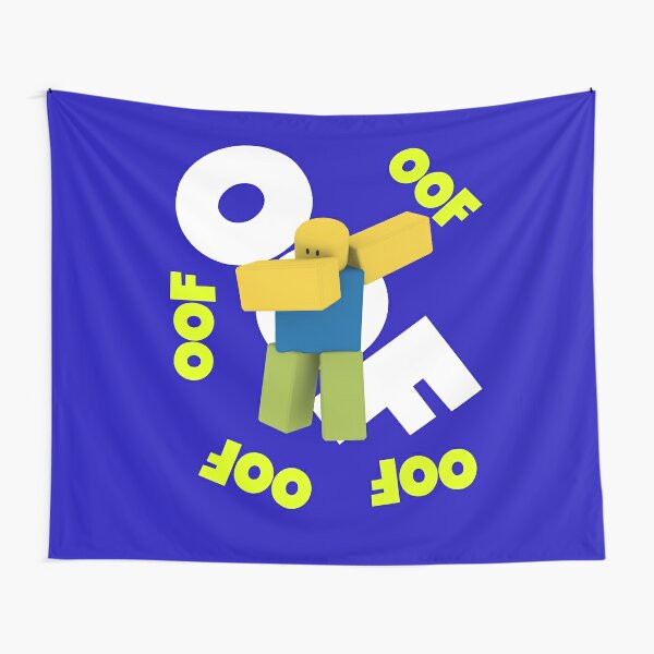 Oof Meme Roblox Dabbing Dab Noob Gamer Gifts Idea Tapestry By Smoothnoob Redbubble - roblox dab posters redbubble