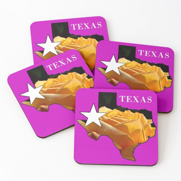 Item preview, Texas Map with Yellow Rose - Texas Pride designed and sold by Warren Paul Harris.