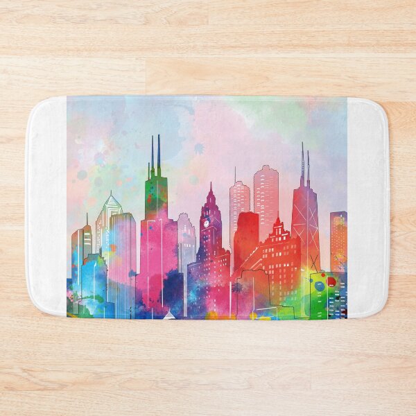 Item preview, chicago skyline designed and sold by BekimART2.