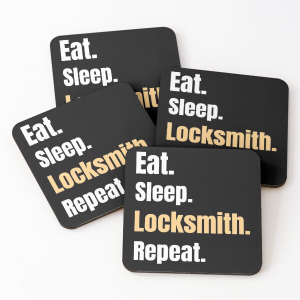 Item preview, Eat Sleep Locksmith Repeat designed and sold by GasparArts.