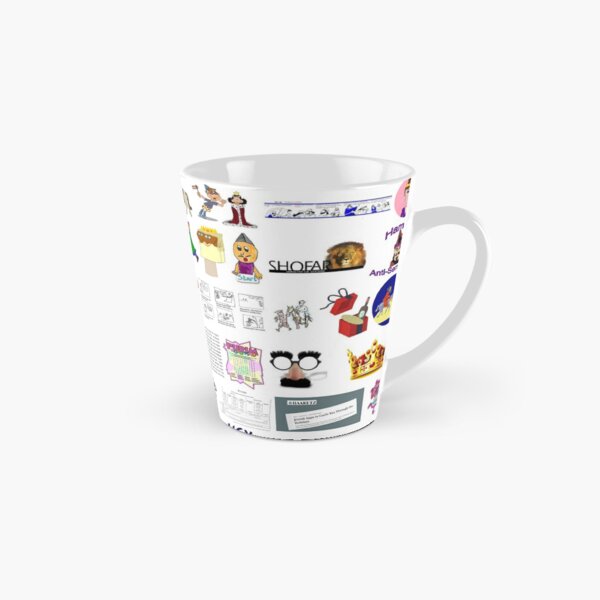 Purim, Haman, Esther, Happy Purim, פּוּרִים,  Tall Mug