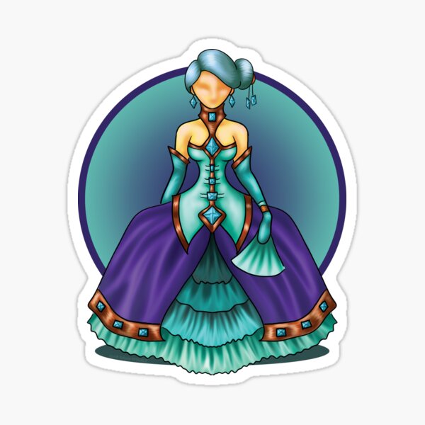 Aquamarine of March Sticker