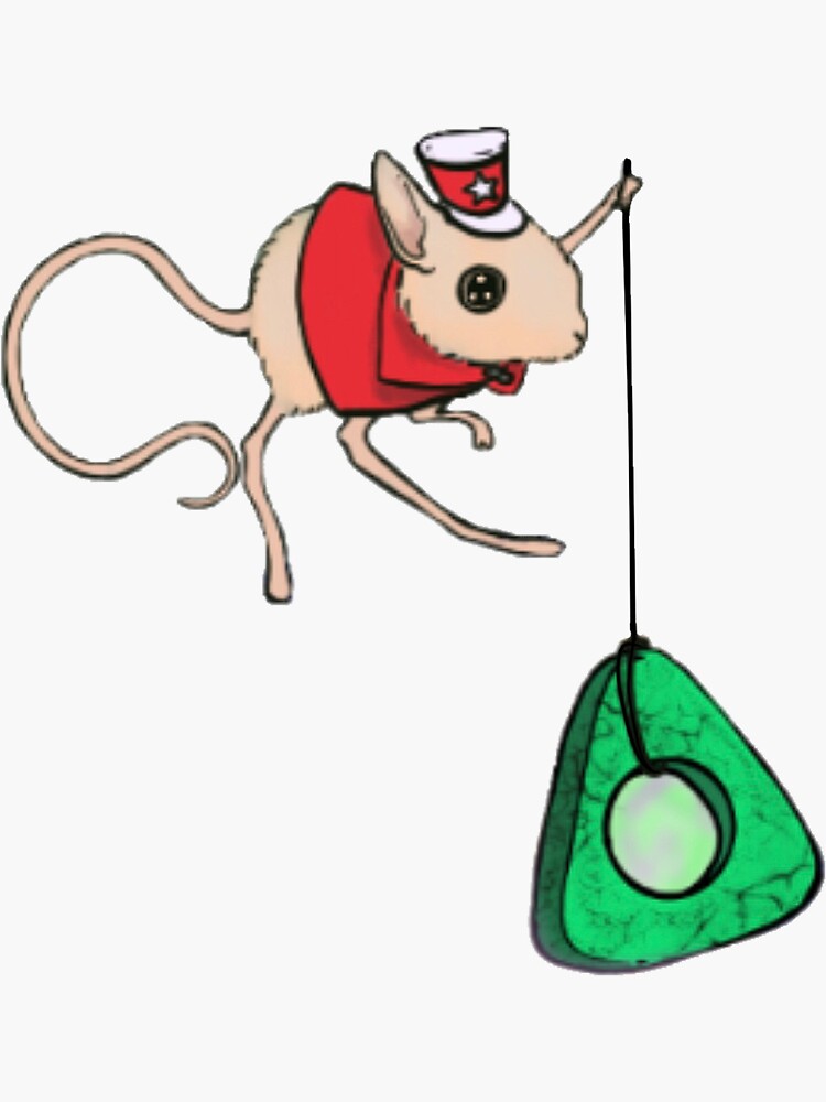 "Coraline Circus Mouse Fan-Art" Sticker by BlackSheepFold | Redbubble