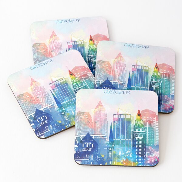 Item preview, cleveland skyline designed and sold by BekimART2.