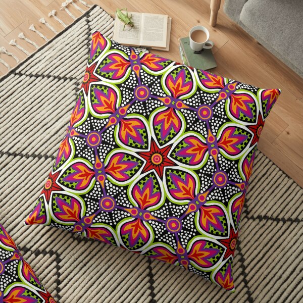 DiAtomic Floral Floor Pillow