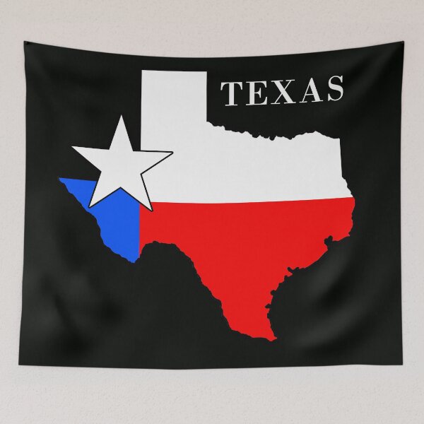 Item preview, Texas Map with Texas Flag Colors Inside - Texas Pride designed and sold by Warren Paul Harris.