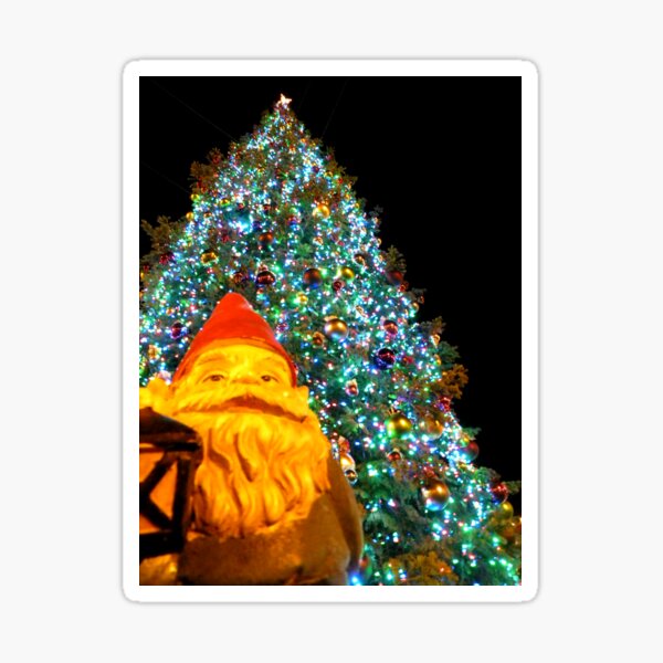 Shiny Christmas Gnome Sticker