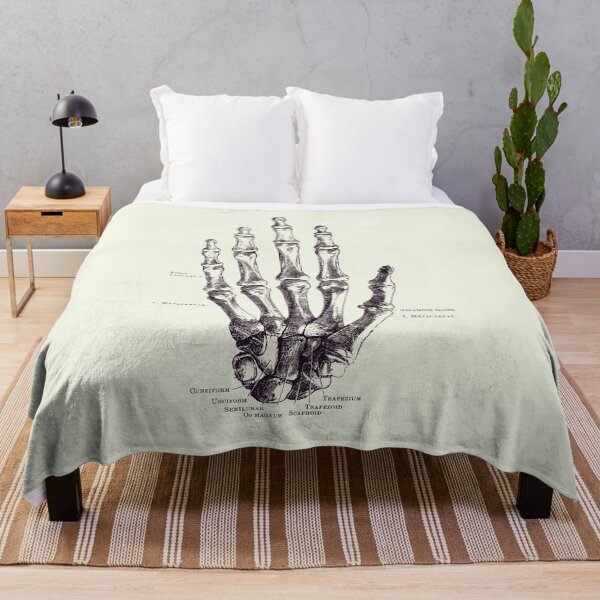 Item preview, Hand Skeletal Diagram - Vintage Anatomy Poster 2 designed and sold by VAposters.