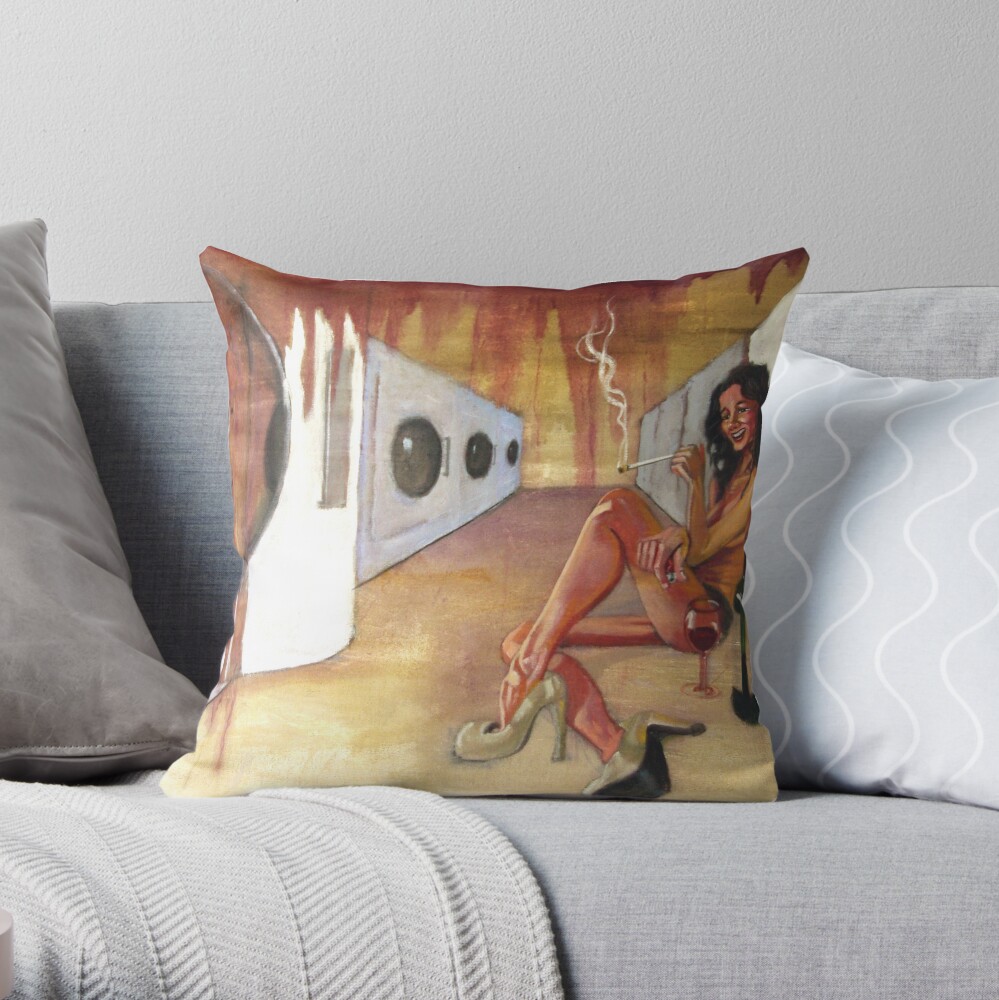 Item preview, Throw Pillow designed and sold by RetinalKandy.
