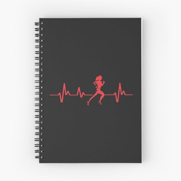 Item preview, Running heartbeat Cross country track running for women designed and sold by hadleydesigns.