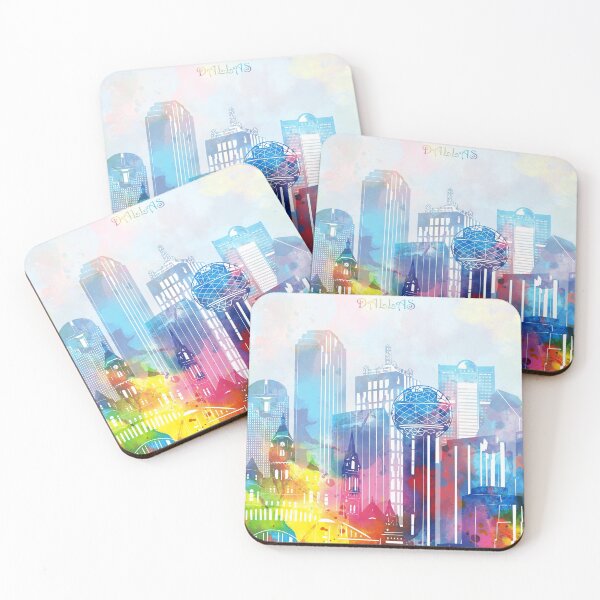 Item preview, dallas skyline designed and sold by BekimART2.