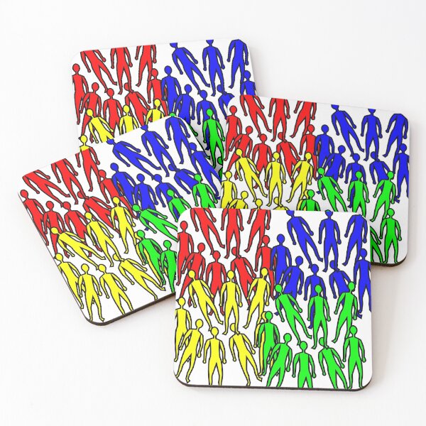 Item preview, Multicolored Men designed and sold by BernadetteG.