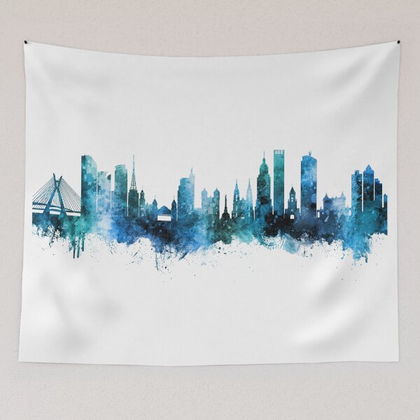Item preview, São Paulo Skyline Brazil designed and sold by ArtPrints.