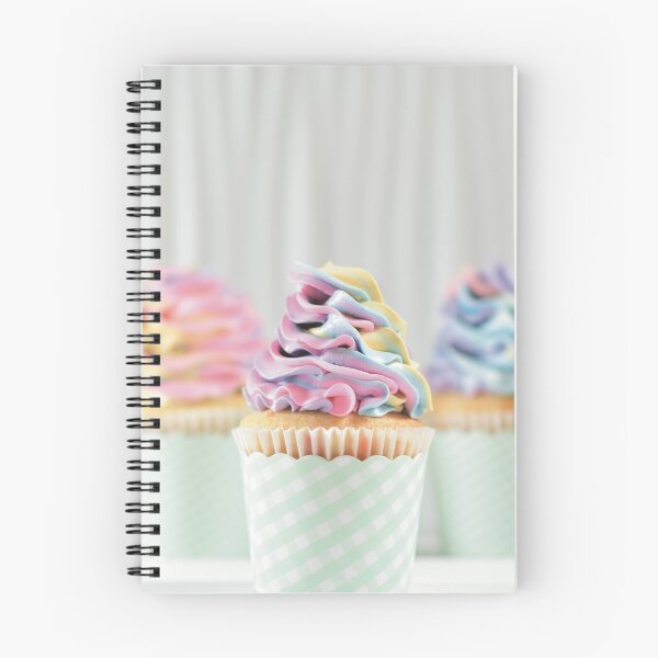 Artikelvorschau, Regenbogen Pastell Cupcake entworfen und verkauft von Emma Parrish.