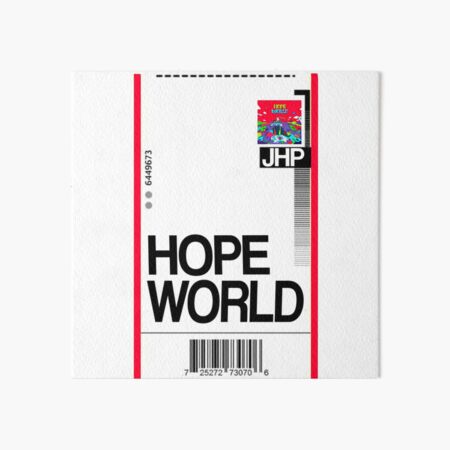 Artikel-Vorschau von HOPE WORLD Flugticket, designt und verkauft von BrokenBirdcage.