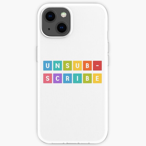 Unsub-scribe iPhone Soft Case
