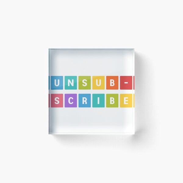 Item preview, Unsub-scribe designed and sold by Dreams of Dubai.
