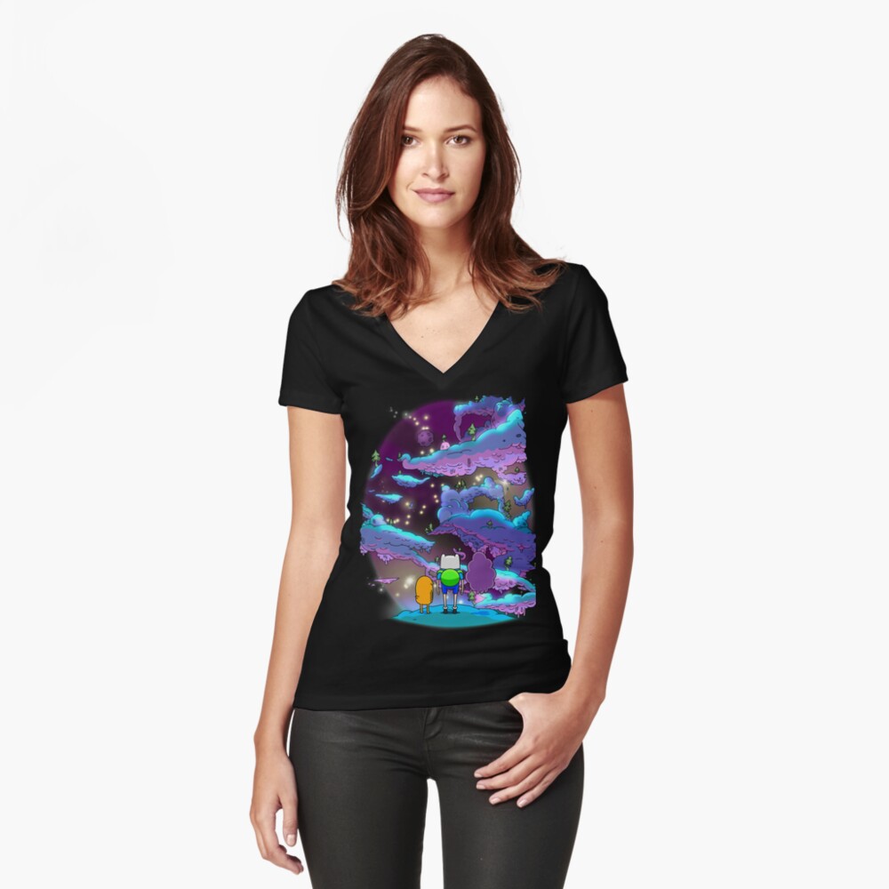 Artikel-Vorschau von Tailliertes T-Shirt mit V-Ausschnitt, designt und verkauft von mbdesigne.